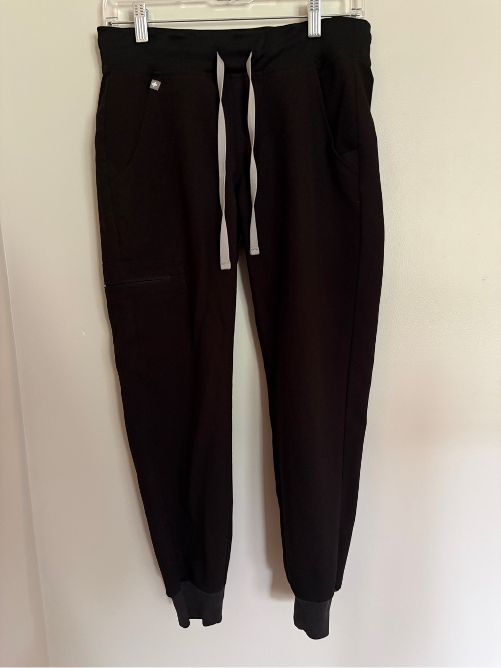 Women’s Black Jogger Pants with Drawstring